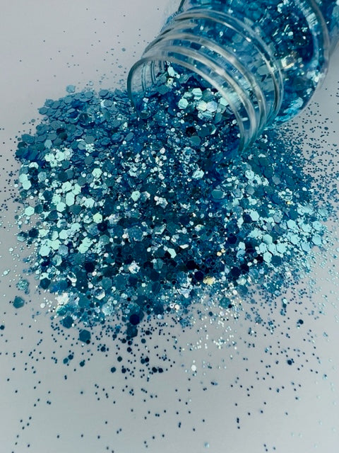 Blue Chip- Mixed glitter
