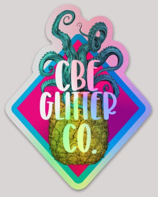 CBE Glitter Co. Holographic Sticker