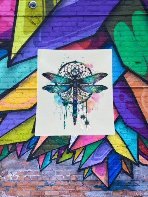 243. Dragonfly Dream Catcher Decal