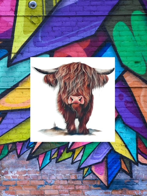 242. Highland Cow Decal