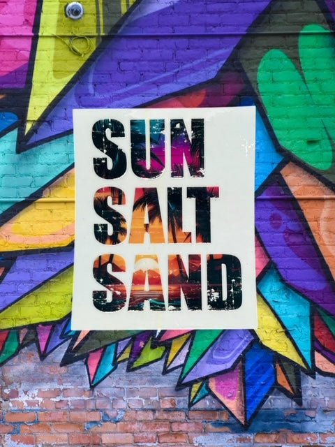 265. Sun Salt Sand Decal