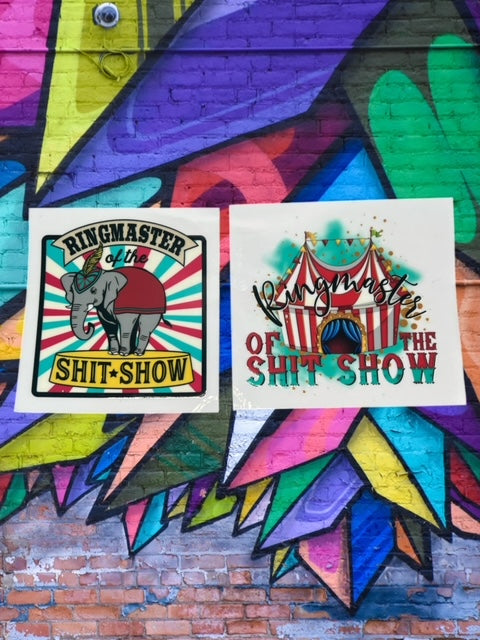 283. Ringmaster of the Shit Show Decal Bundle