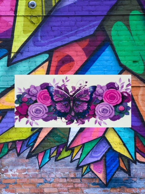 275. Purple Butterfly UVDTF