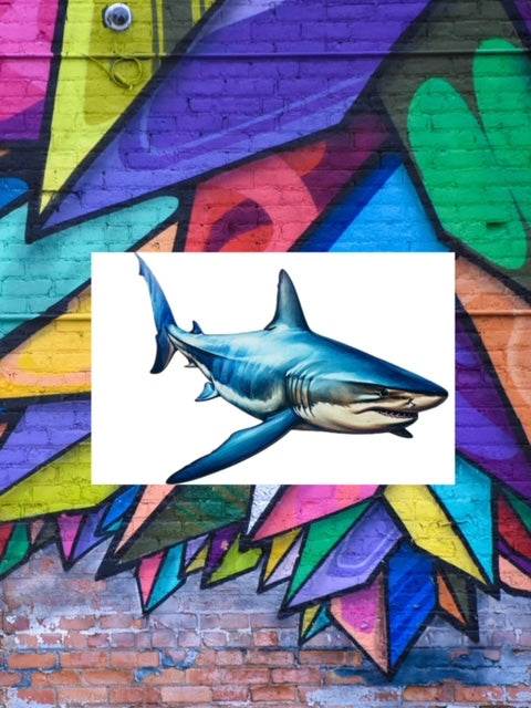 290. Great White Shark Decal