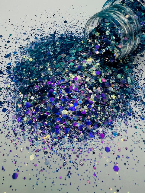 Purple Haze- Metallic Pearl Purple Mirrored Color Shift Custom Mixed Glitter