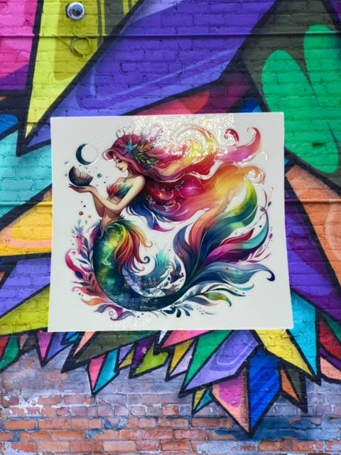 40. Rainbow Mermaid Decal