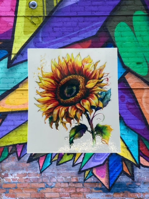 341. Sunflower Decal