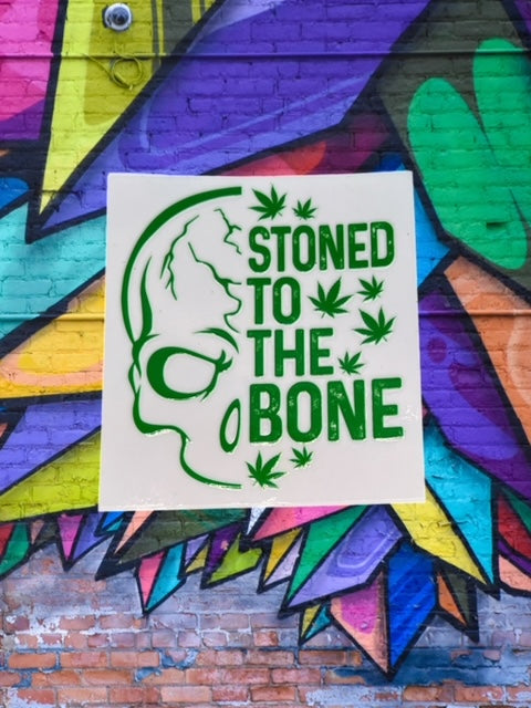 346. Stoned To The Bone Decal