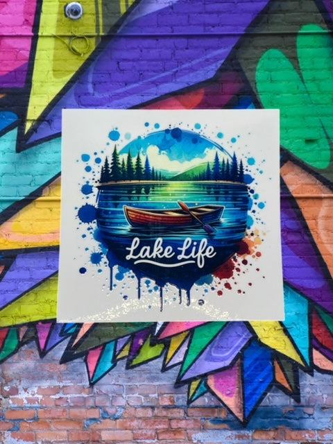 370. Lake Life Decal