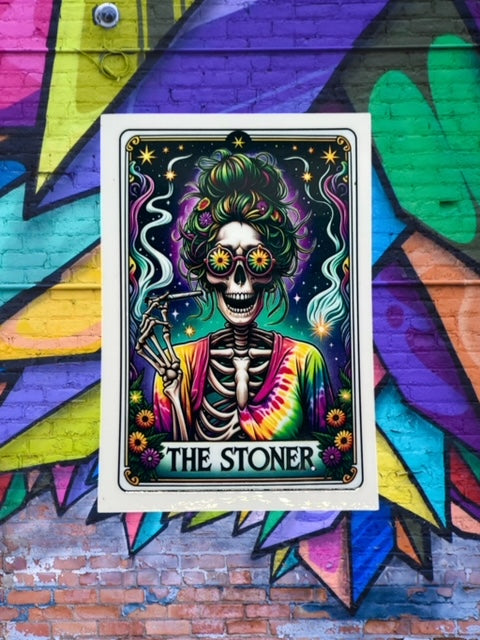 373. The Stoner Tarot Card Decal
