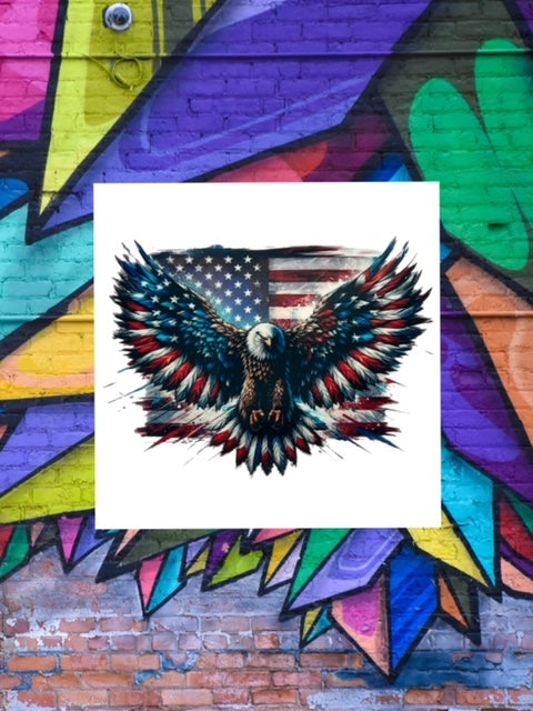 215. American Eagle Decal