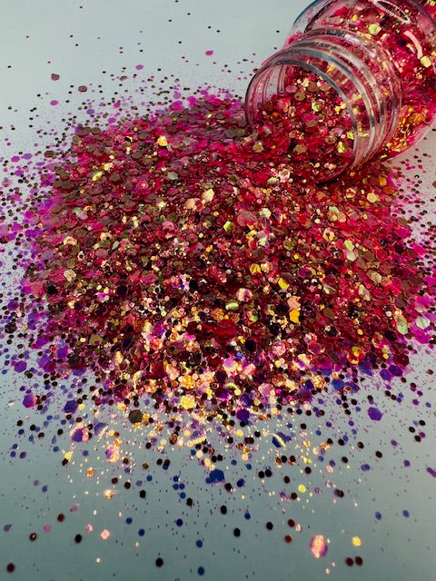 Dream Catcher- Custom Mixed Pink Chrome Glitter