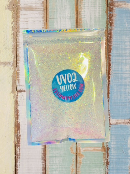UV02- Yellow UV Color Changing Glitter