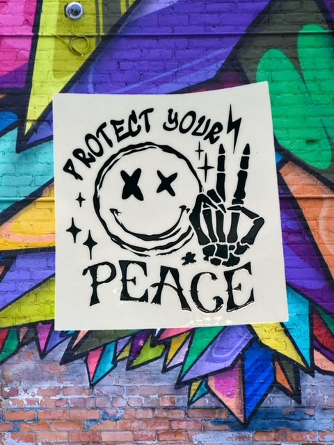 118. Protect Your Peace Decal