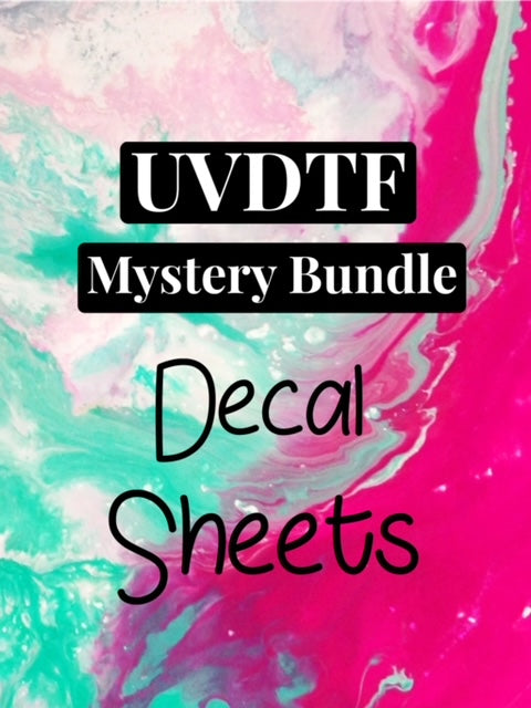 UVDTF Mystery Bundles- Decals Sheets
