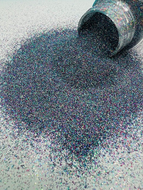 Midnight Sky- Teal and Purple Holographic Fine Glitter