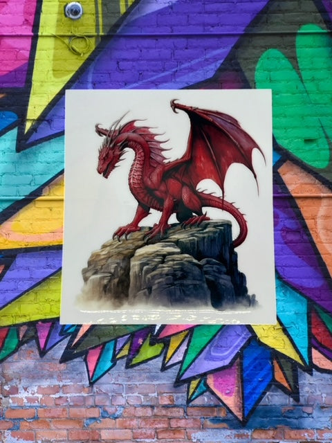 181. Red Dragon Decal
