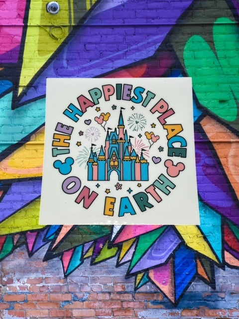 155. Happiest Place On Earth Decal