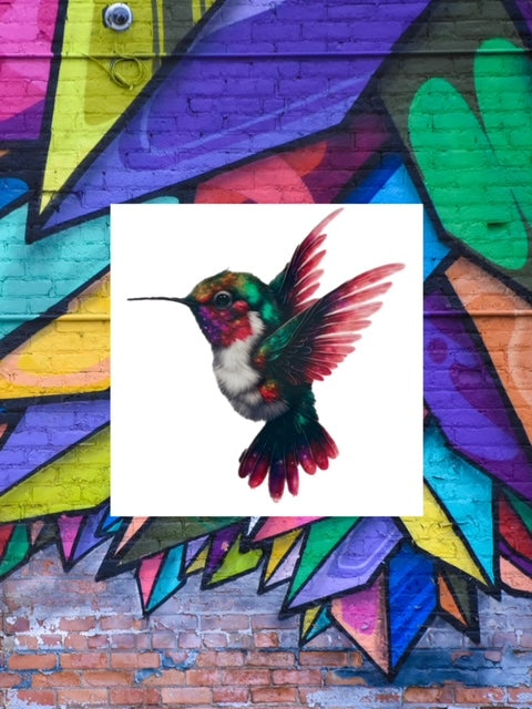 209. Hummingbird Decal