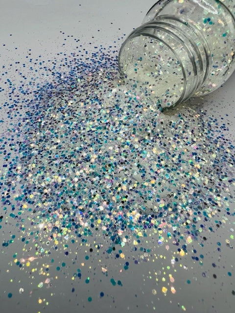 North Star- Mini Chunky Opal Mirrored Glitter