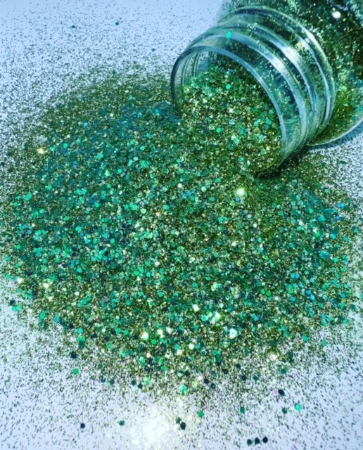 Rachel Green- Green Custom Mixed Glitter