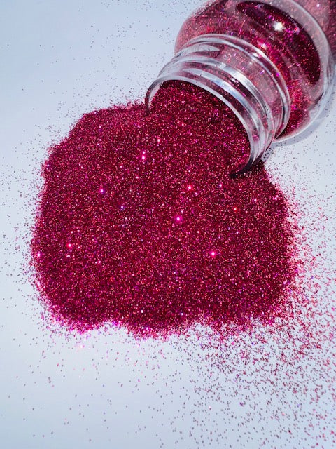 Raspberry Sparkle- Fine Dark Pink Glitter