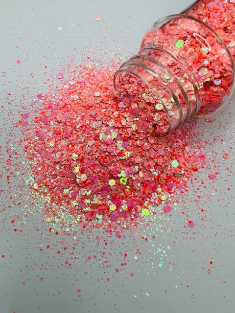 Coral Reef- Mixed Coral Speck Glitter