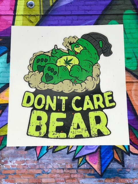 19. Don't Care Bear Decal