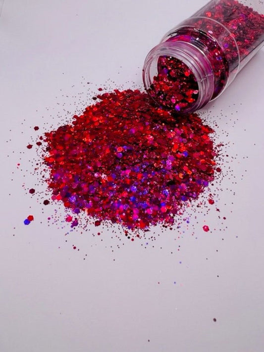 Love Story- Mixed Pink Purple Color Shift Glitter