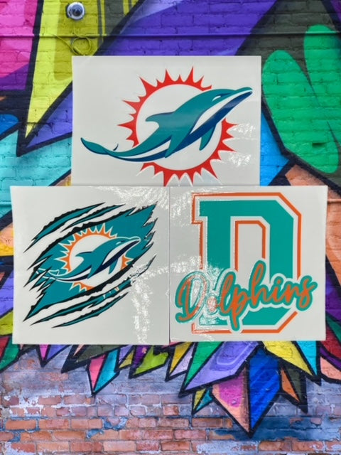 68. Miami Dolphins Decal Bundle