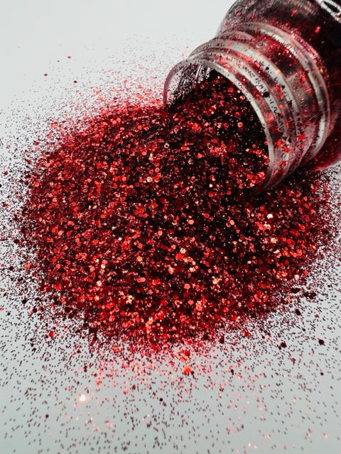 Red Wedding- Custom mixed glitter
