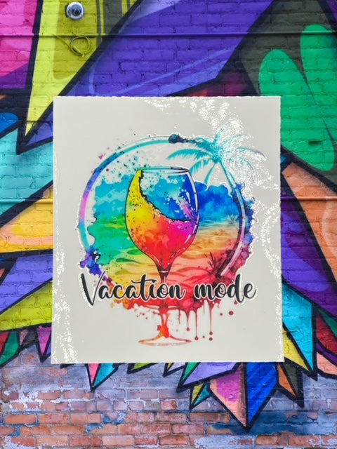 132. Vacation Mode Decal
