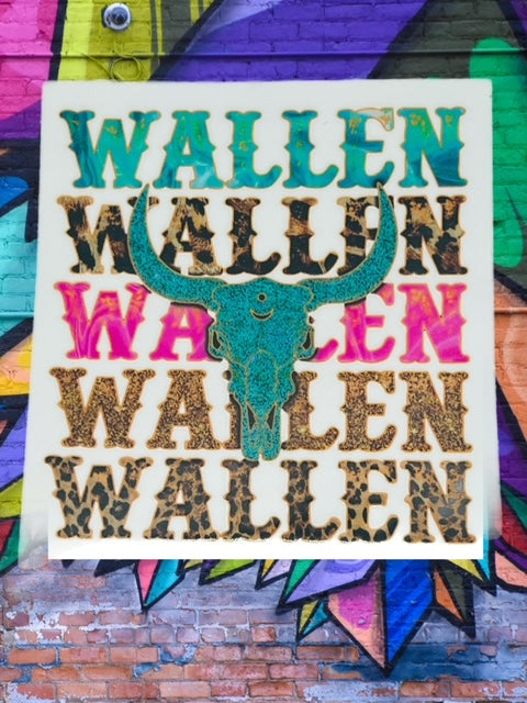 126. Wallen Stacked Decal