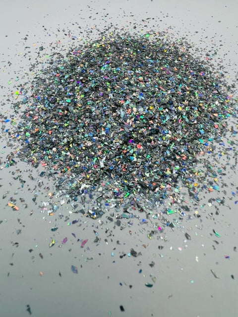 Wildling- Silver Holographic Crushed Glass Glitter