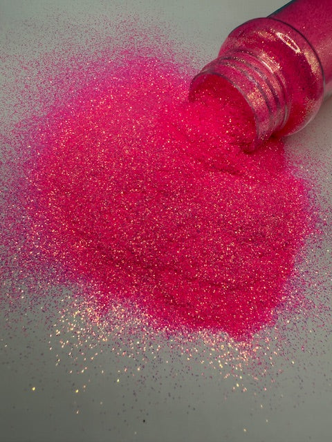 Hot Pink Chrome 2 - Hot Pink Fine Glitter 7-5