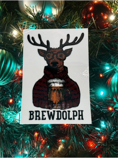 167. Brewdolph Decal