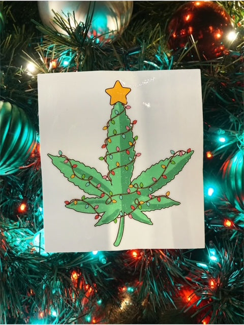 161. 420 Christmas Tree Decal