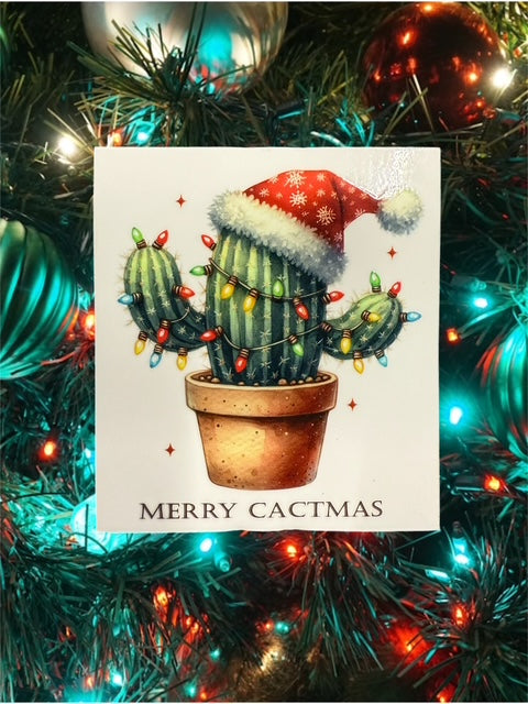 170. Christmas Cactus Decal