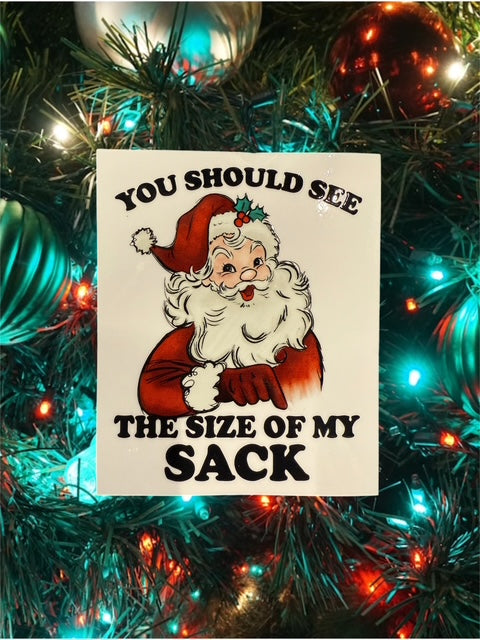 192. Santa's Sack Decal