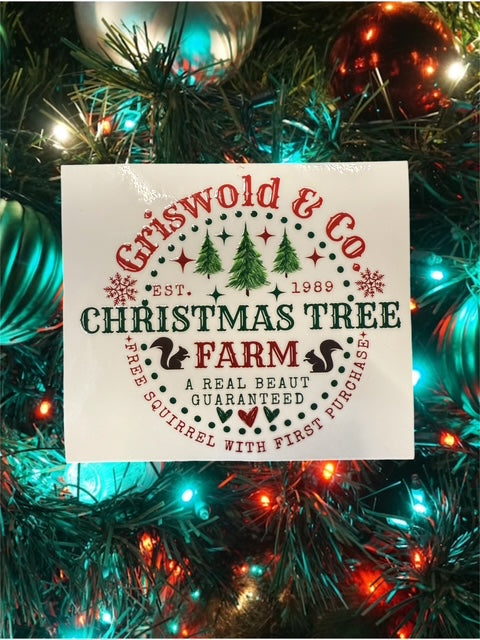 470. Griswold Tree Farm Decal