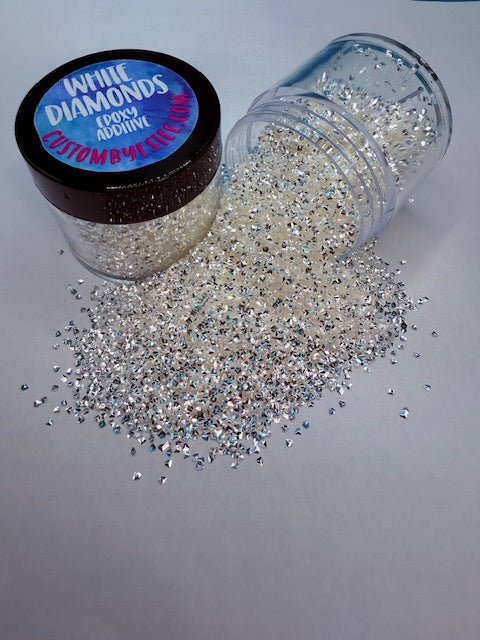 White Diamonds Epoxy Additive 7-6 – Custom By Estee