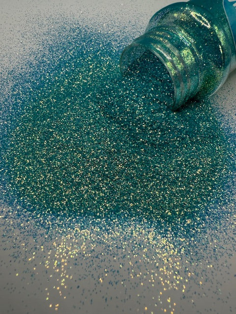 California King - Fine Metallic Turquoise Glitter 4-9