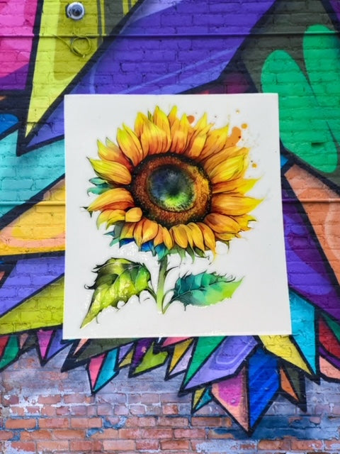 152. Sunflower Decal