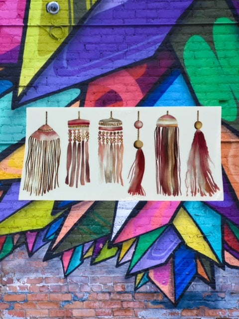 54. Boho Tassel Embellishment UVDTF