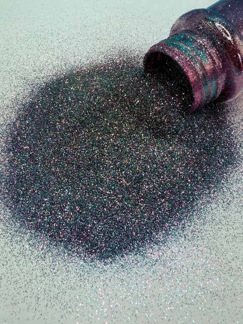 Veronica- Fine Purple Teal High Flash Glitter 8-10