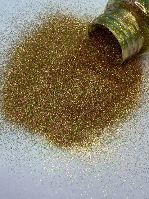 Ian- Fine Pink Green High Flash Glitter 8-9