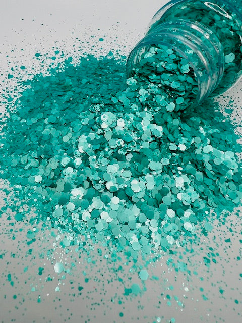 Wintergreen- Green Pearl Glitter 6-2