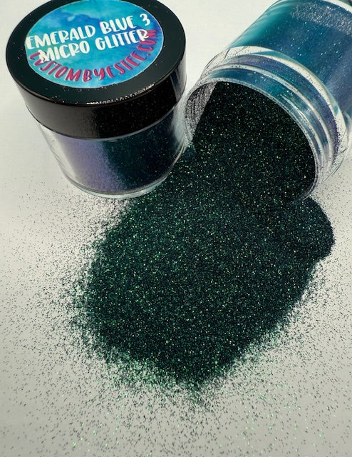 Emerald Blue 3 Micro Fine Color Shift Glitter 8-8