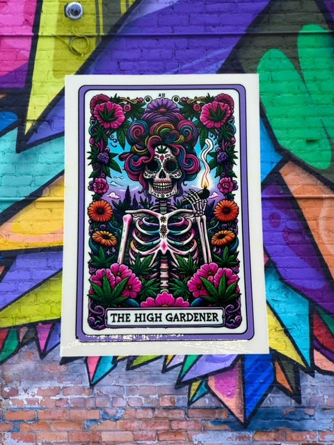 93. The High Gardner Tarot Card Decal