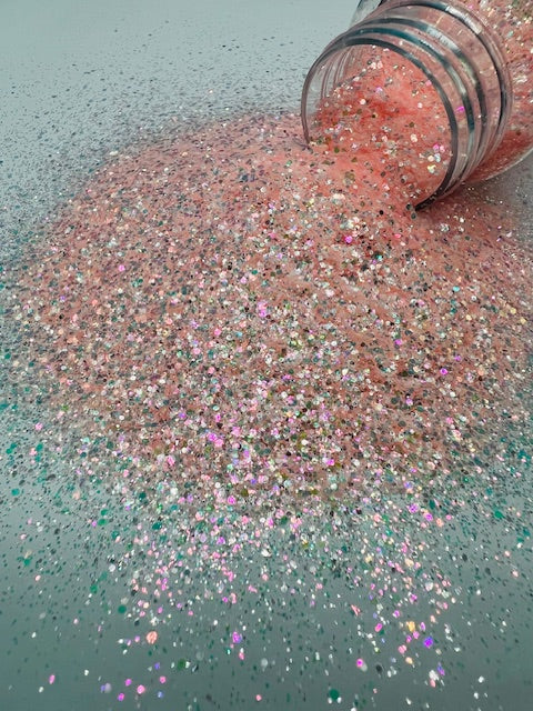 Euphoria- Pink Mirror Fine and Mini Chunky Mixed Glitter 6-10